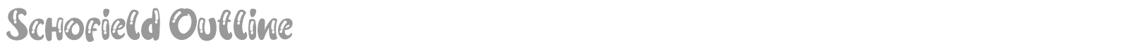 Schofield font preview